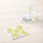 バーディ・ゴルファー・シック スクエアペーパーコースター (インサイチュ)