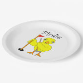 バーディ・ゴルファー・シック ペーパープレート (アングル)