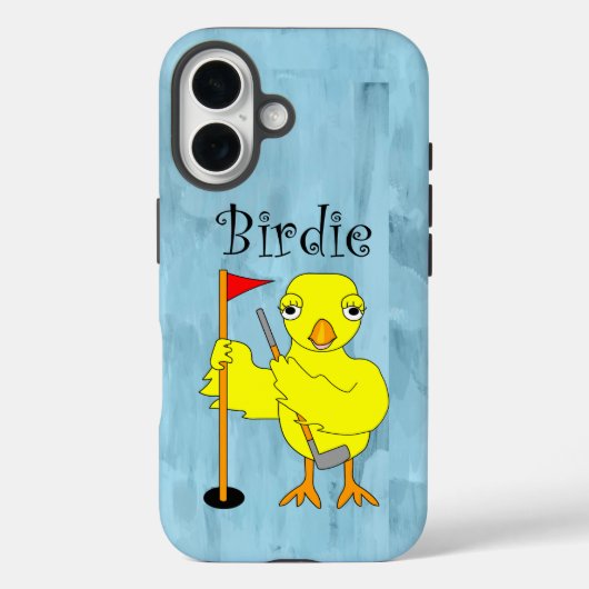 バーディ・ゴルファー・シック Case-Mate iPhoneケース (裏面)