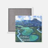 バーディ、ゴルフコースマグネット マグネット (正面/裏面)