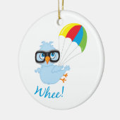 バーディ・パラシュート セラミックオーナメント (左)