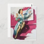 バーディ・ピンアップ ポストカード (正面/裏面)