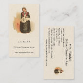 バーデル夫人by Kyd - Dickens' The Pickwick紙 名刺 (正面/裏面)