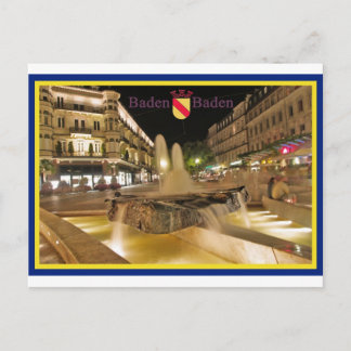 バーデンバーデンアンシシュカルテ ポストカード