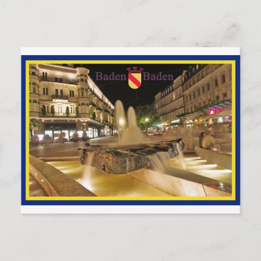 バーデンバーデンアンシシュカルテ ポストカード (正面)