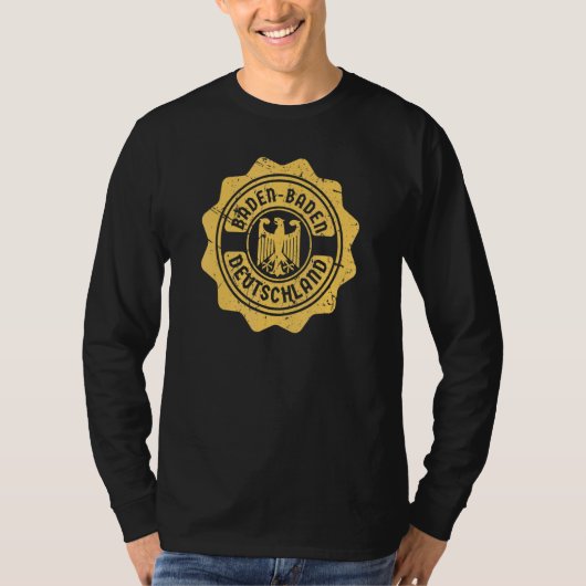 バーデンバーデンドイツ Tシャツ (正面)
