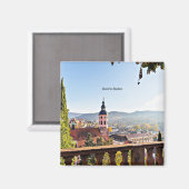 バーデンバーデン，ドイツ，景勝地 マグネット (正面/裏面)