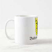 バーデンビュルテンベルクWappenの紋章付き外衣 コーヒーマグカップ (左)