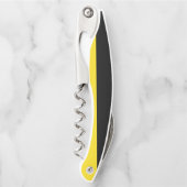 バーデンヴュルテンベルクウェイターコルク栓抜き国旗 ソムリエナイフ (正面)