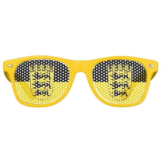 バーデンヴュルテンベルクレトロサングラス国旗 レトロサングラス (正面)