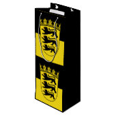 バーデンヴュルテンベルクワイン抱き枕国旗 ワインギフトバッグ (裏面アングル)