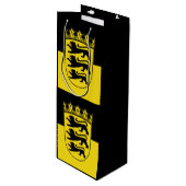 バーデンヴュルテンベルクワイン抱き枕国旗 ワインギフトバッグ (正面アングル)