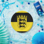 バーデンヴュルテンベルク国旗の紙プレート ペーパープレート (パーティー)