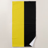 バーデンヴュルテンベルク国旗(ドイツ州) ビーチタオル (正面)