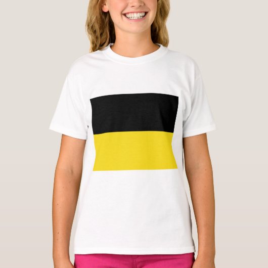 バーデンヴュルテンベルク国旗(ドイツ州) Tシャツ (正面)