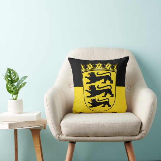 バーデンヴュルテンベルク装飾用クッション国旗 クッション (椅子)