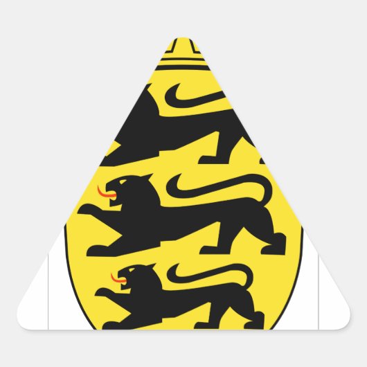 バーデンヴュルテンベルク（ドイツ）コート・オブ・アームズ 三角形シール (正面)