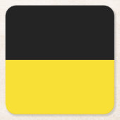 バーデンヴュルテンベルグスクエア紙コースター国旗 スクエアペーパーコースター (正面)