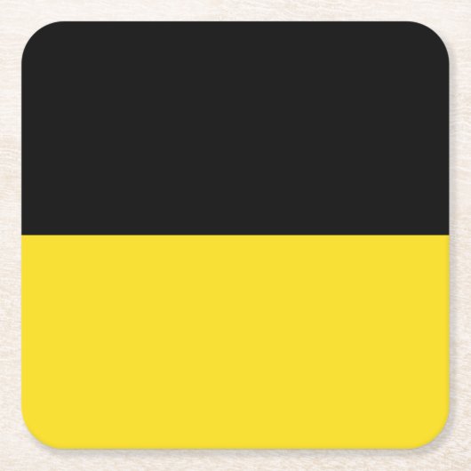 バーデンヴュルテンベルグスクエア紙コースター国旗 スクエアペーパーコースター (正面)