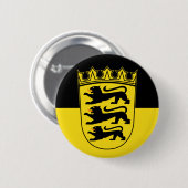 バーデンヴュルテンベルグボタン国旗 缶バッジ (正面&裏面)