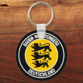 バーデンヴュルテンベルグラウンドエンブレム キーホルダー (正面)