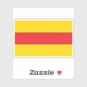 バーデン大公国国旗（1806年～1871年） シール (シート)