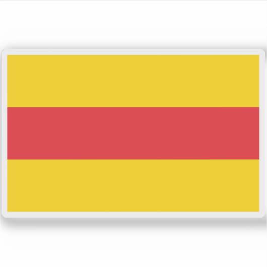 バーデン大公国国旗（1806年～1871年） シール (正面)