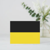 バーデン・ヴュルテンベルク葉書の国旗 ポストカード (スタンド正面)