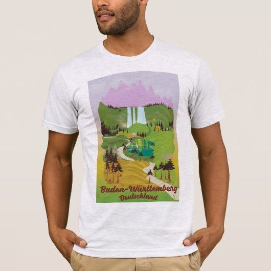 バーデン＝ヴュルテンベルク ドイツ Tシャツ (正面)