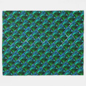 バーデ・エスメラルダeカーブsobグレードniquelada? フリースブランケット (正面(横))