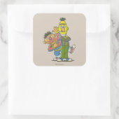 バートおよびErnieのクラシックなスタイル スクエアシール (バッグ)