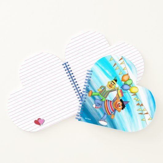 バートとアーニーの誕生日風船 ノートブック (内部)