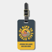 バートとアーニー |優しい |名前の追加 ラゲッジタグ (正面縦)