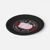 バートウィッチソーシャルクラブハロウィーン ペーパープレート (アングル)