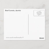 バートガステイン上部秋 ポストカード (裏面)