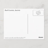バートガステイン（オーストリア） ポストカード (裏面)