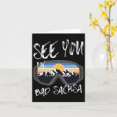 バートサザドイツバケーションスキーであなたを参照1 カード (黄色い花)