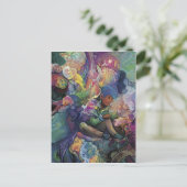 バートックがお茶を飲む~~~ ポストカード (スタンド正面)