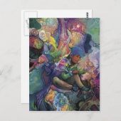 バートックがお茶を飲む~~~ ポストカード (正面/裏面)