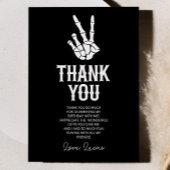 バートツーザボーンスケルトン2nd誕生日パーティー サンキューカード