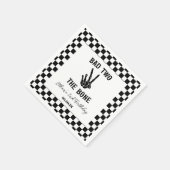 バートツーザボーンスケルトン2nd誕生日パーティー スタンダードカクテルナプキン (角)