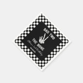 バートツーザボーンスケルトン2nd誕生日パーティー スタンダードカクテルナプキン (角)