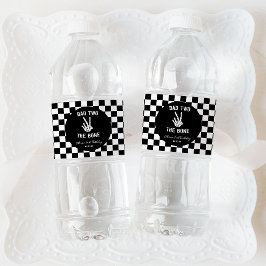 バートツーザボーンスケルトン2nd誕生日パーティー ペットボトルラベル