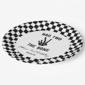 バートツーザボーンスケルトン2nd誕生日パーティー ペーパープレート (アングル)