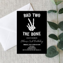 バートツーザボーンスケルトン2nd誕生日パーティー