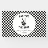 バートツーザボーンスケルトン2nd誕生日パーティー 横断幕 (横)