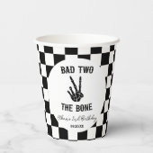 バートツーザボーンスケルトン2nd誕生日パーティー 紙コップ (裏面)