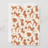 バートツーザボーンドッグ2nd誕生日パーティー 招待状 (裏面)