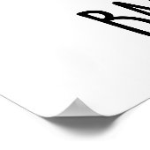 バートハレおもしろいデイラビットプリン ポスター (角)