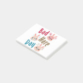 バートハレデイバニーおもしろいラビットかわいいイースター ポストイット (アングル)